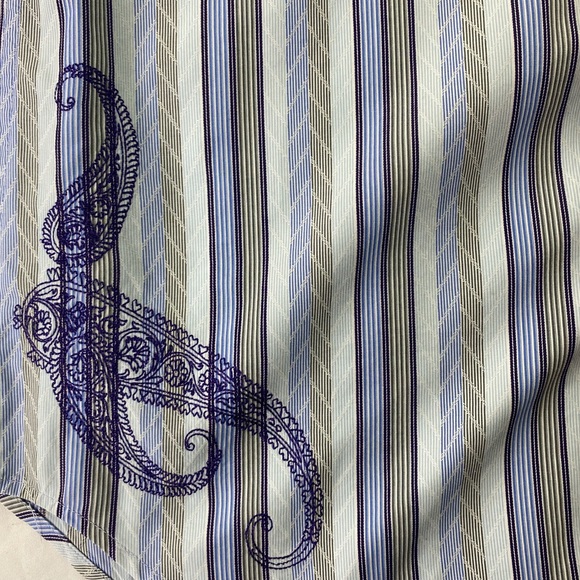 Robert Graham Knowledge Wisdom Truth Button Down Dress Long Sleeve Shirt - Picture 5 of 8